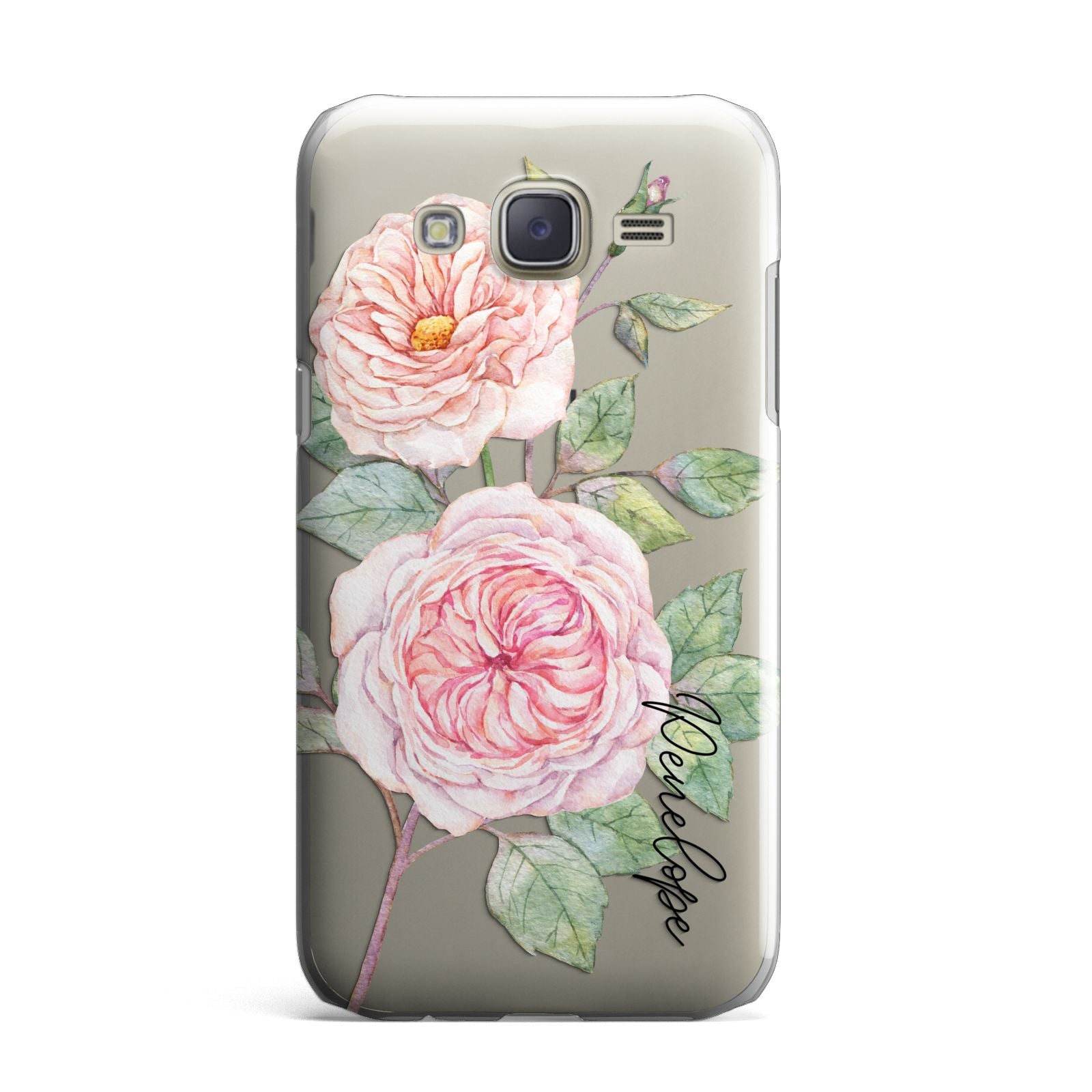 Personalised Peonies Samsung Galaxy J7 Case