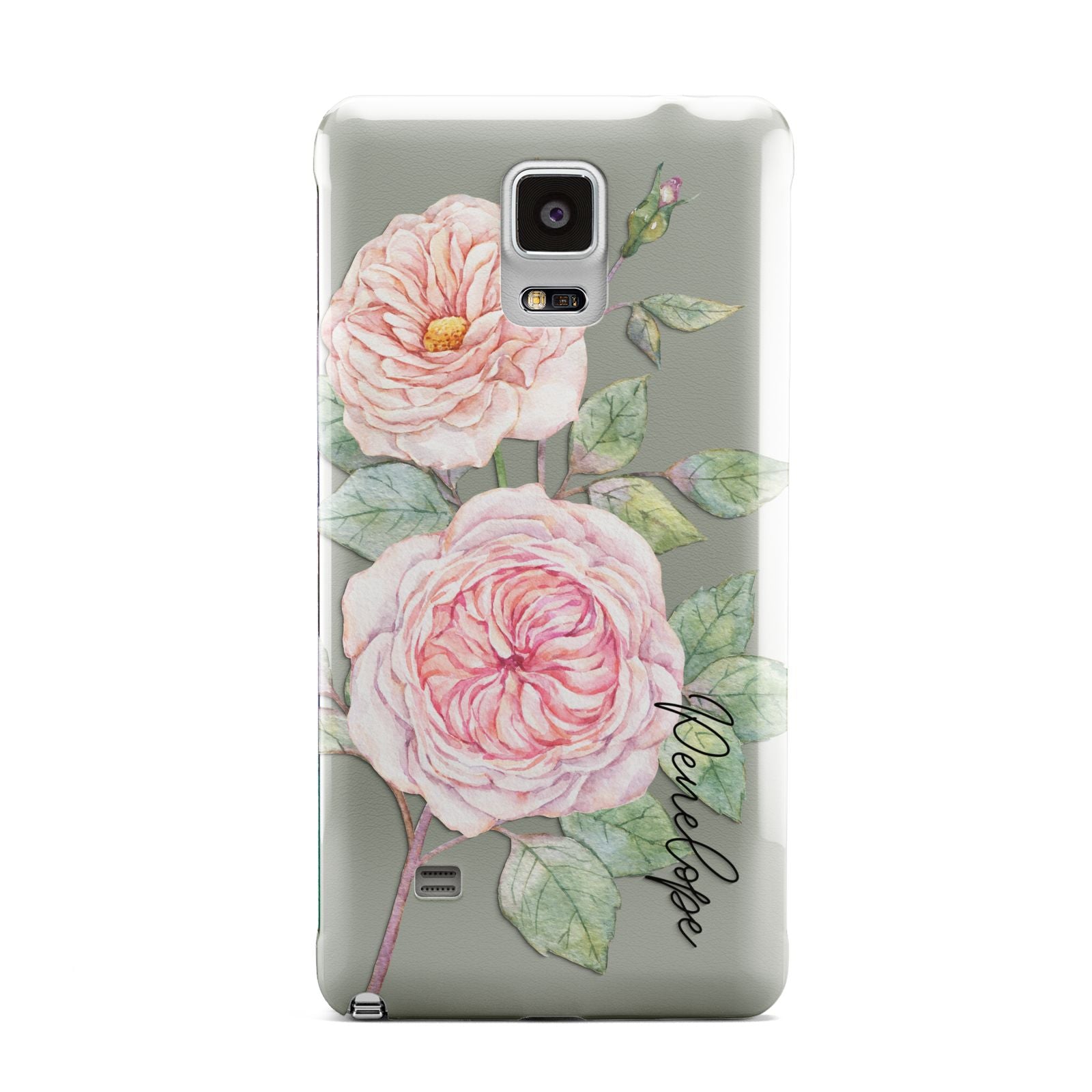 Personalised Peonies Samsung Galaxy Note 4 Case