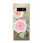 Personalised Peonies Samsung Galaxy Note 8 Case