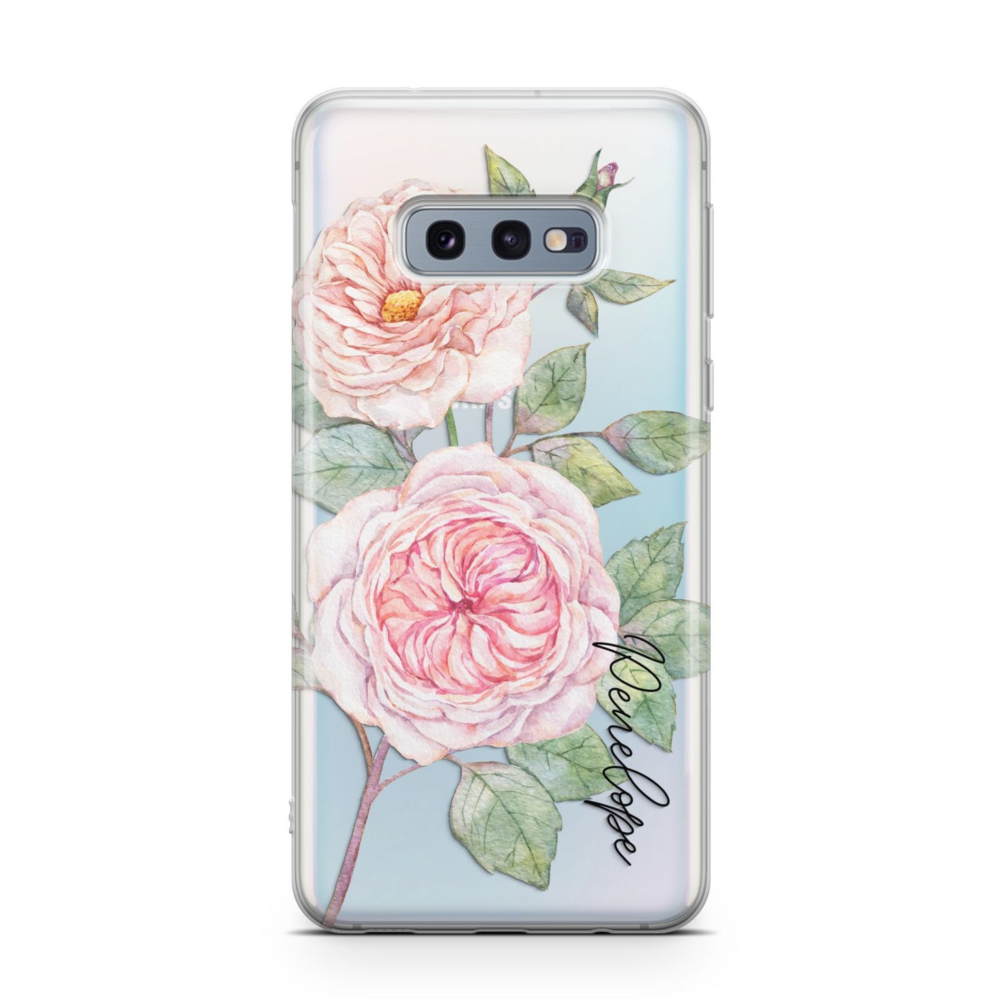 Personalised Peonies Samsung Galaxy S10E Case