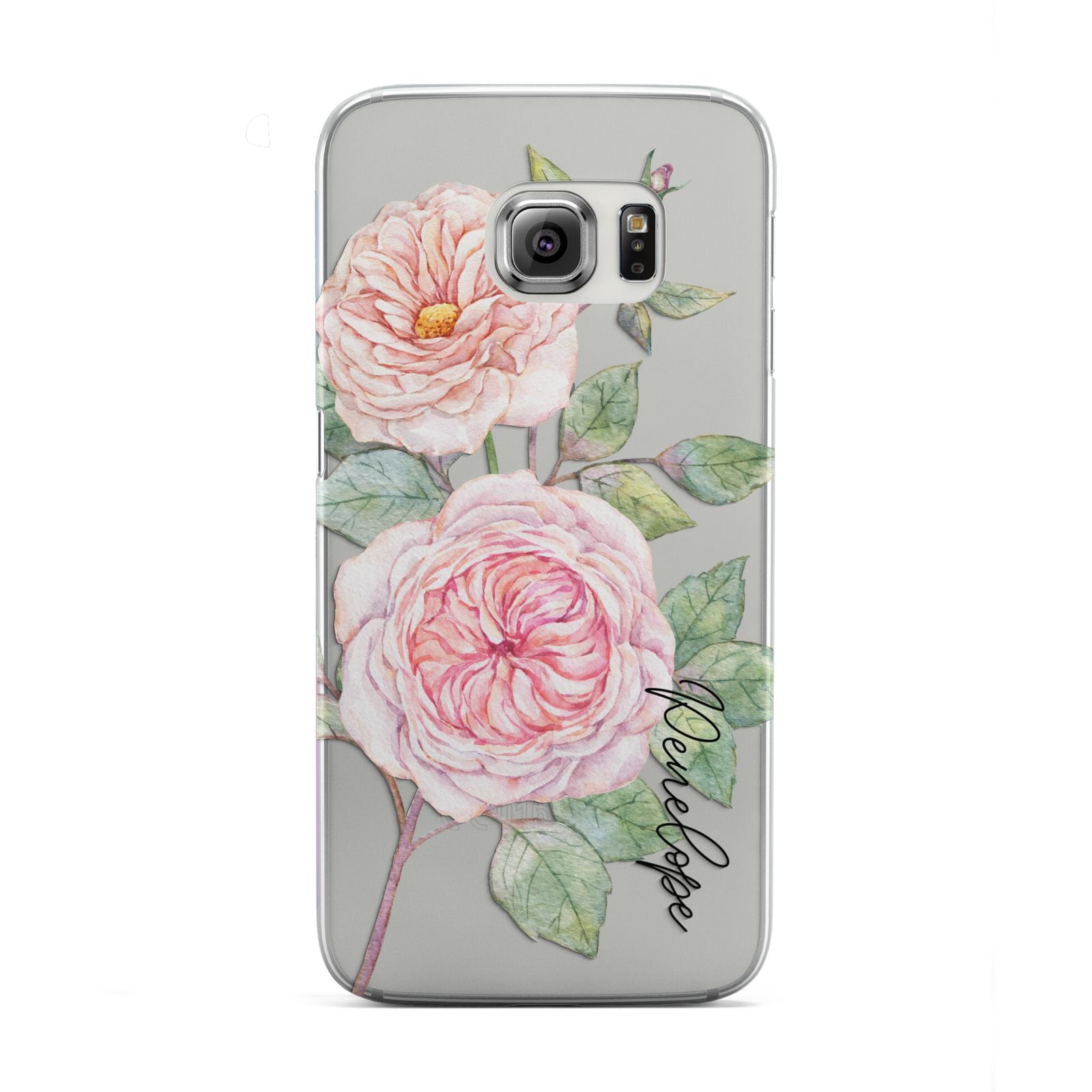 Personalised Peonies Samsung Galaxy S6 Edge Case