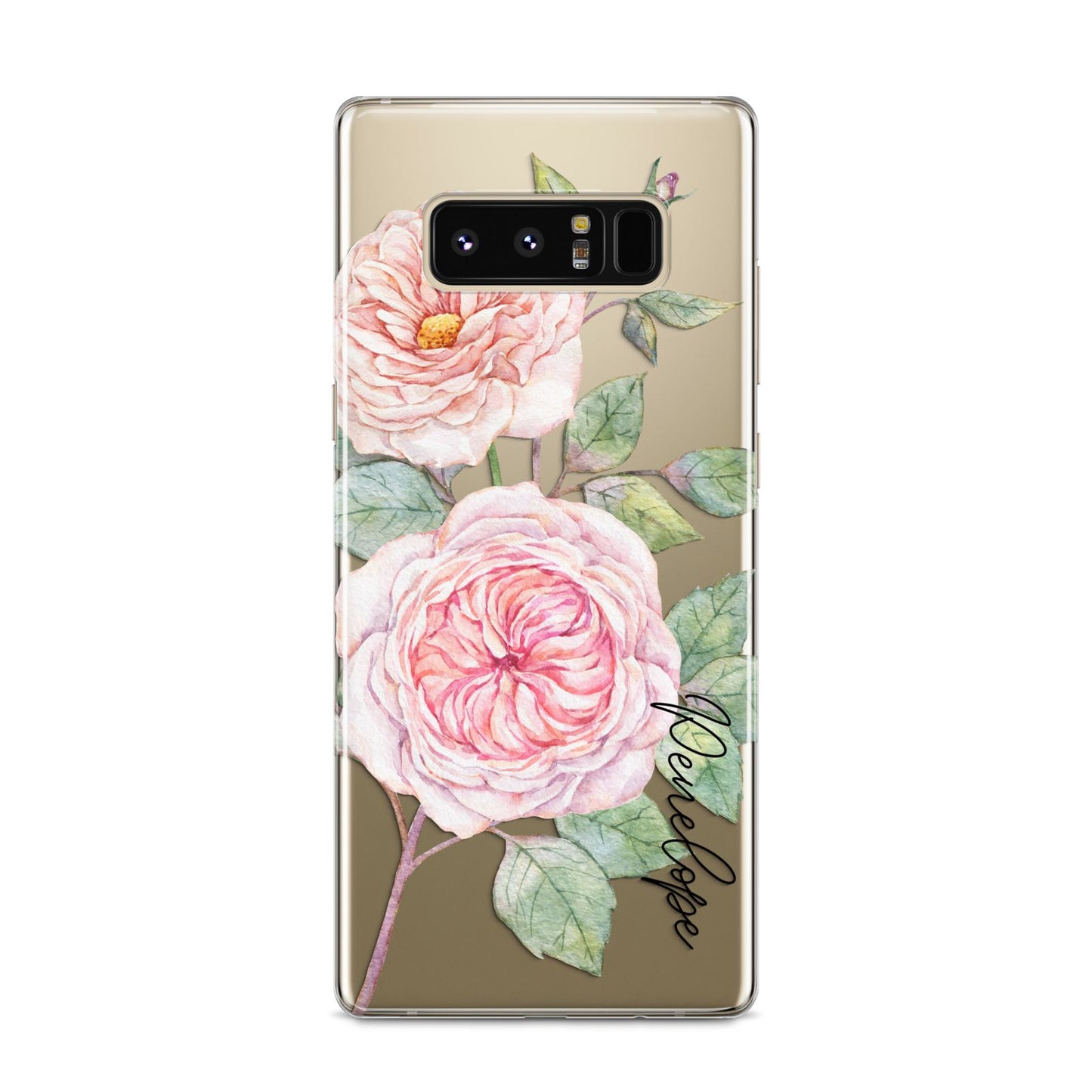 Personalised Peonies Samsung Galaxy S8 Case