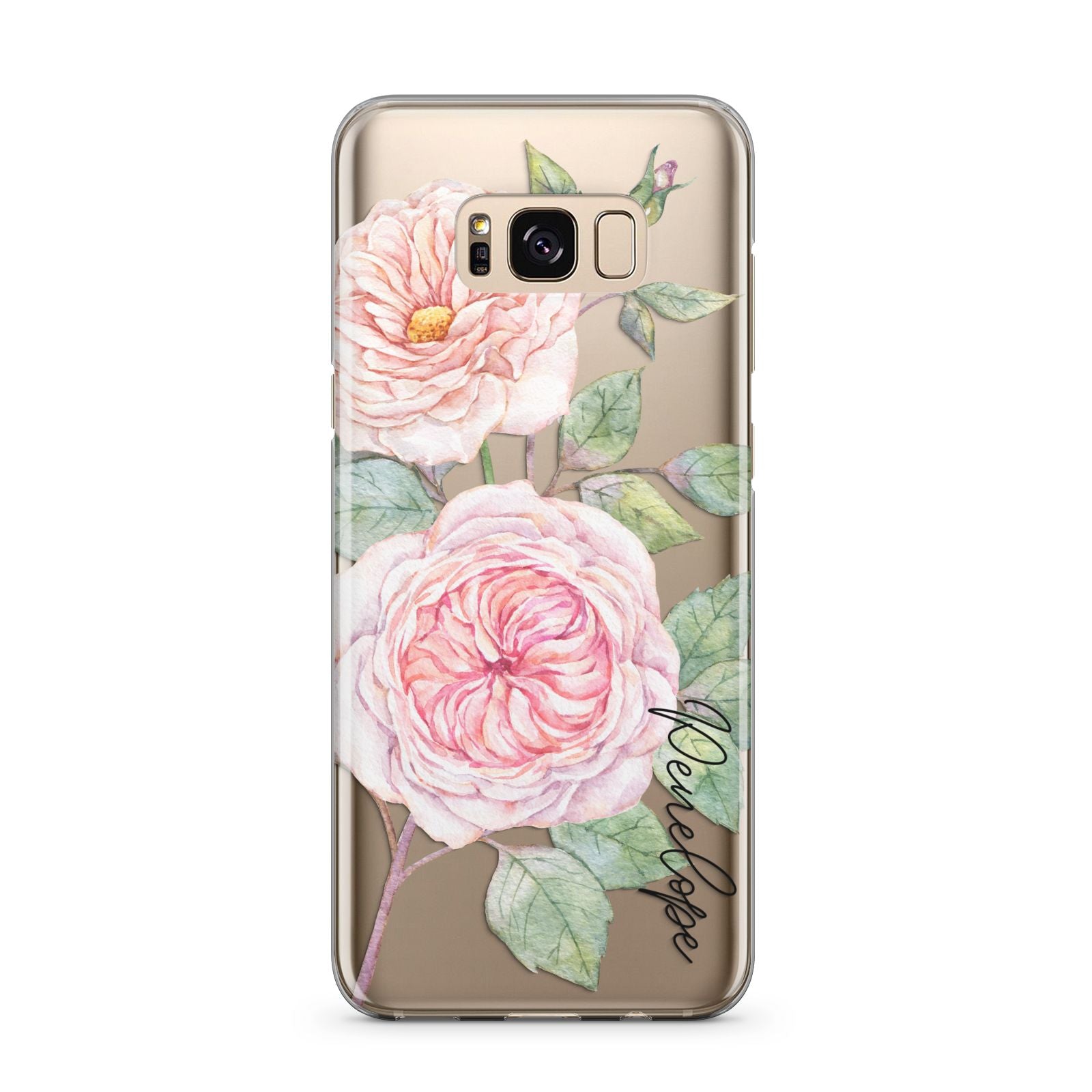 Personalised Peonies Samsung Galaxy S8 Plus Case