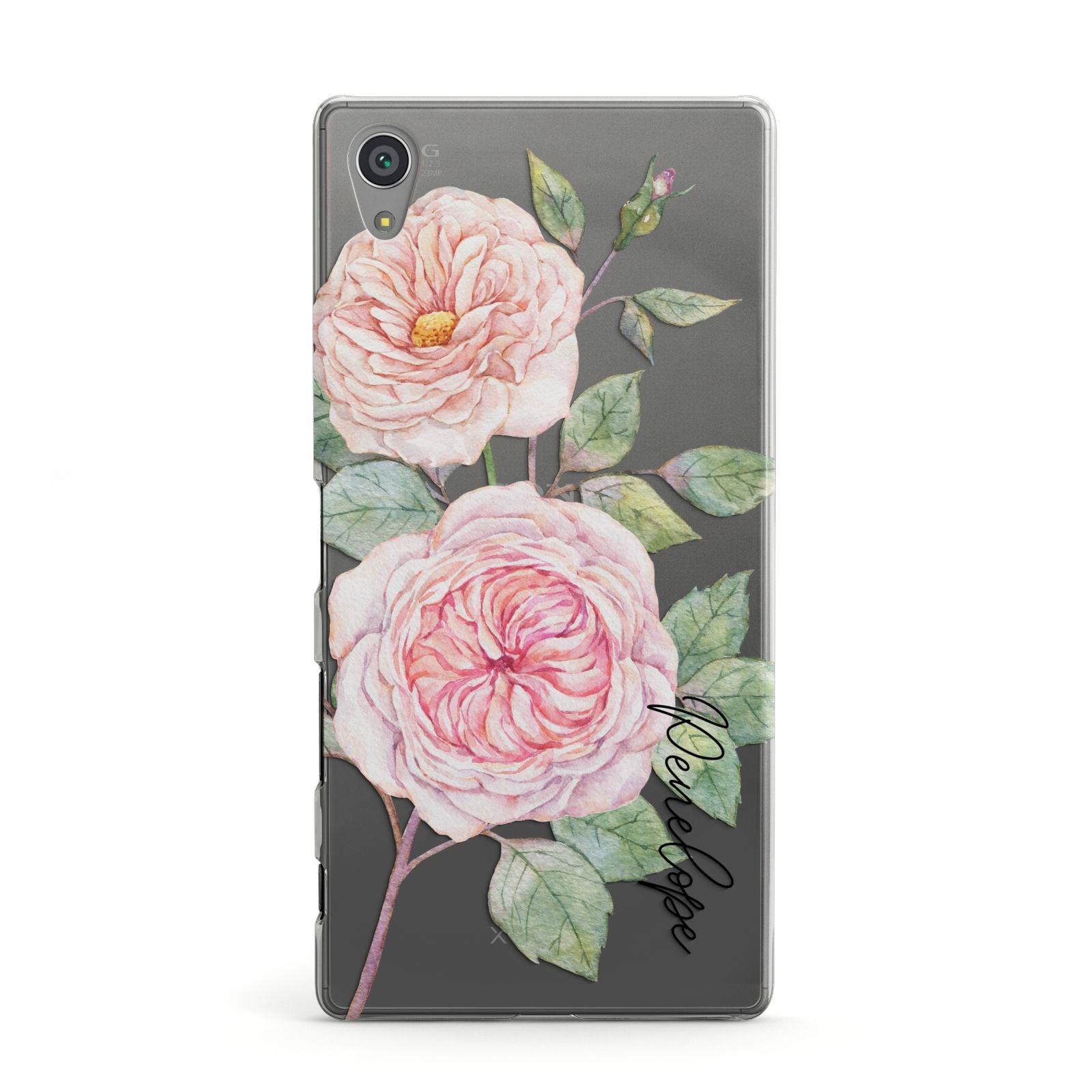 Personalised Peonies Sony Xperia Case