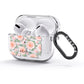 Personalised Peony AirPods Glitter Case 3rd Gen Side Image