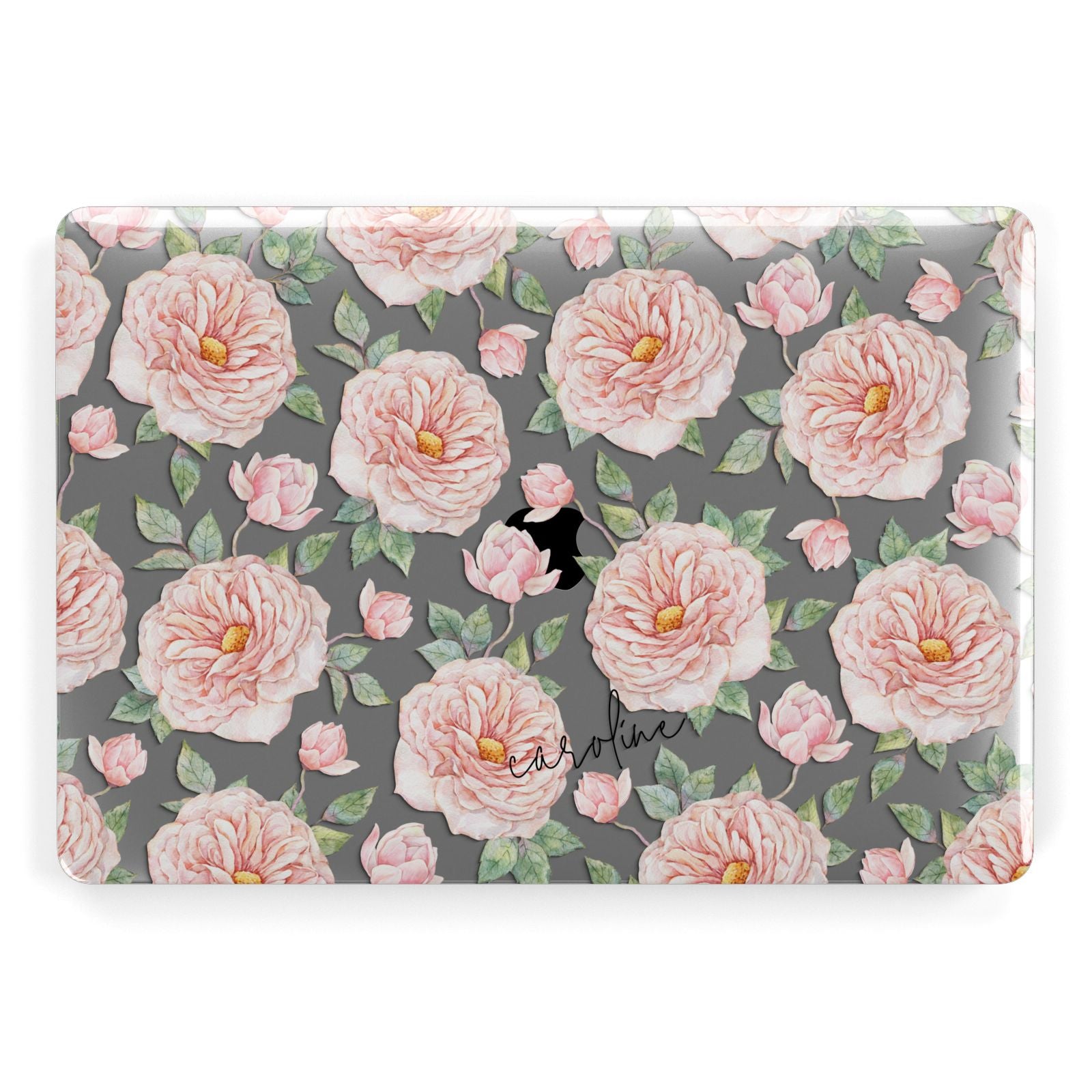 Personalised Peony Apple MacBook Case