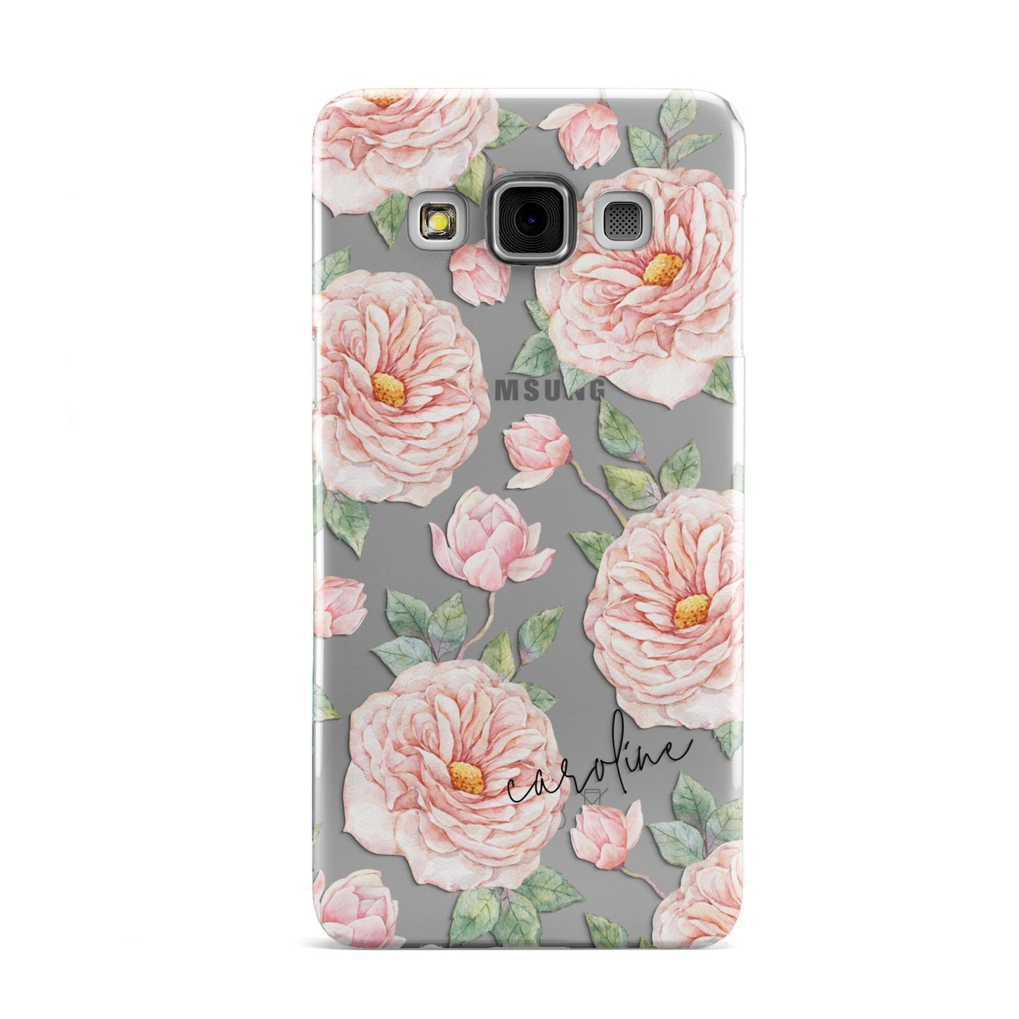Personalised Peony Samsung Galaxy A3 Case