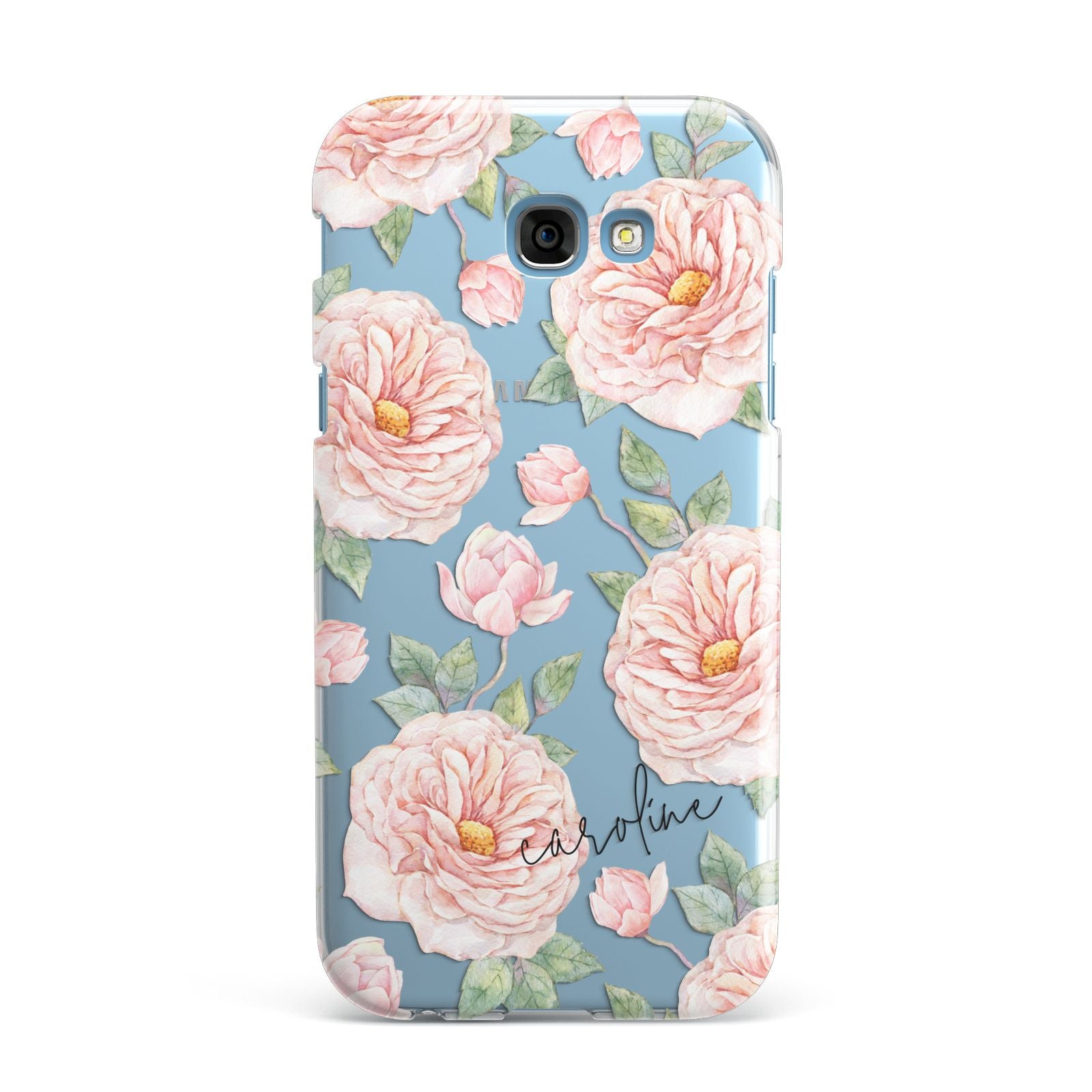 Personalised Peony Samsung Galaxy A7 2017 Case