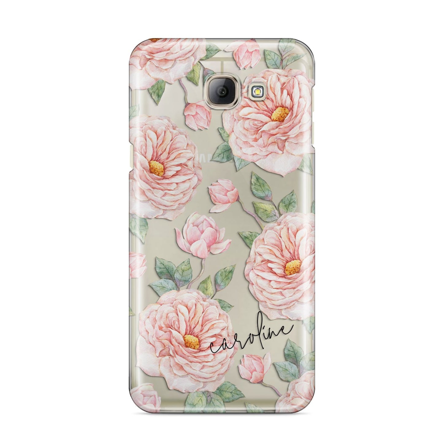 Personalised Peony Samsung Galaxy A8 2016 Case