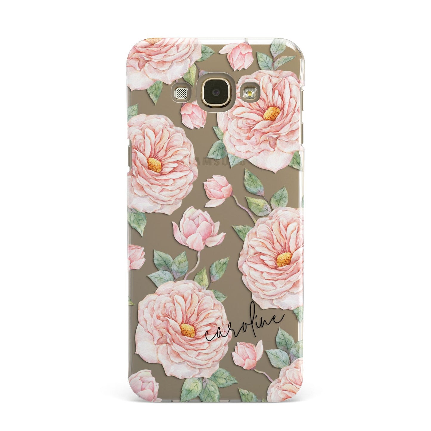 Personalised Peony Samsung Galaxy A8 Case