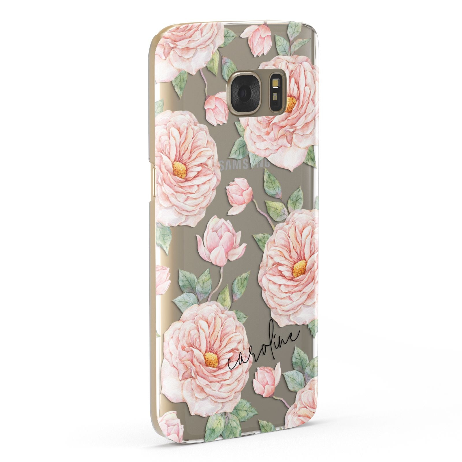 Personalised Peony Samsung Galaxy Case Fourty Five Degrees
