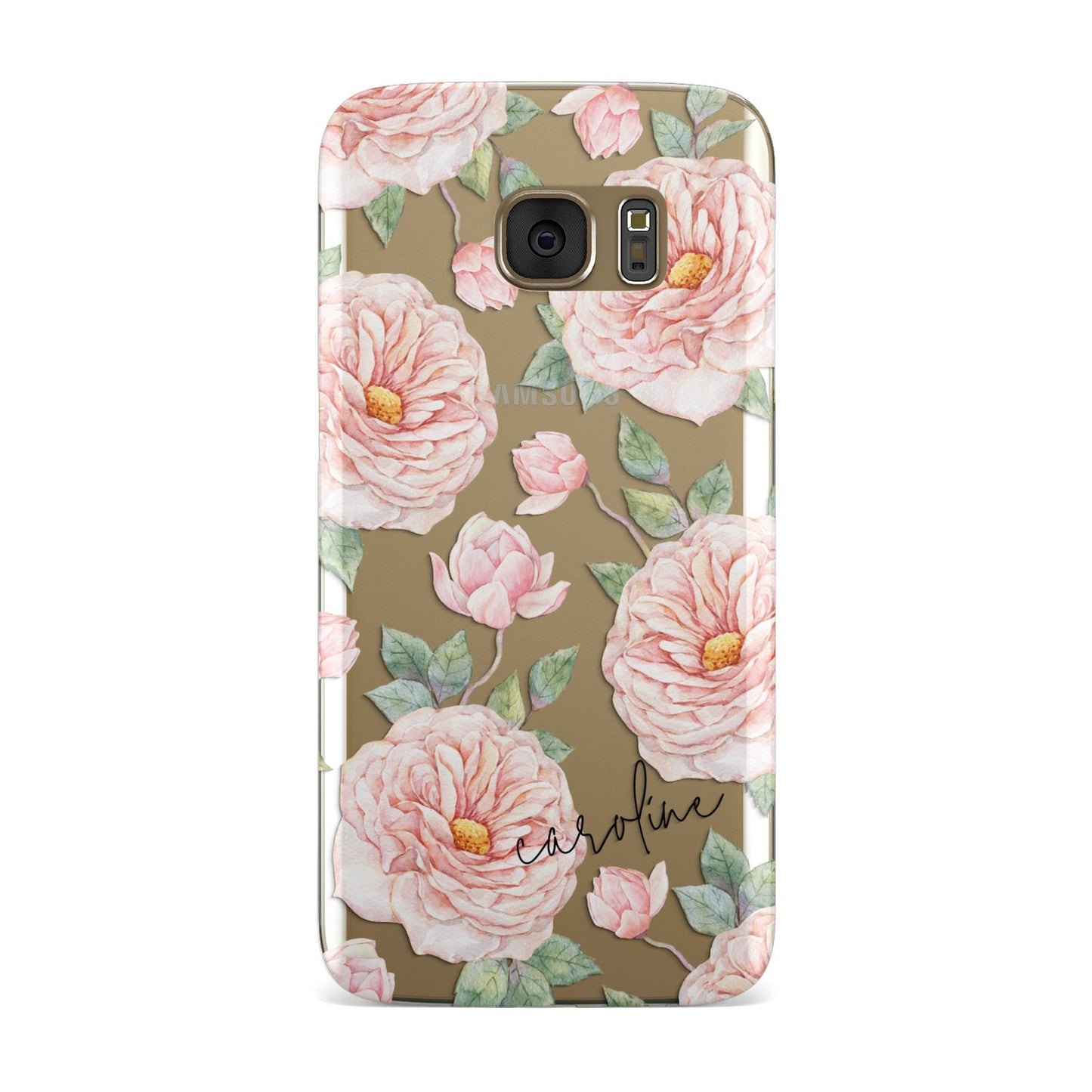 Personalised Peony Samsung Galaxy Case