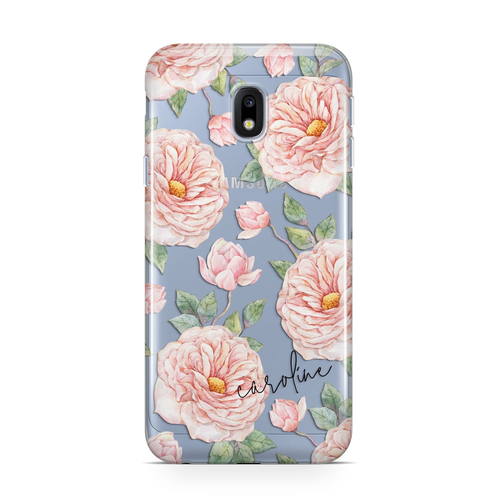 Personalised Peony Samsung Galaxy J3 2017 Case