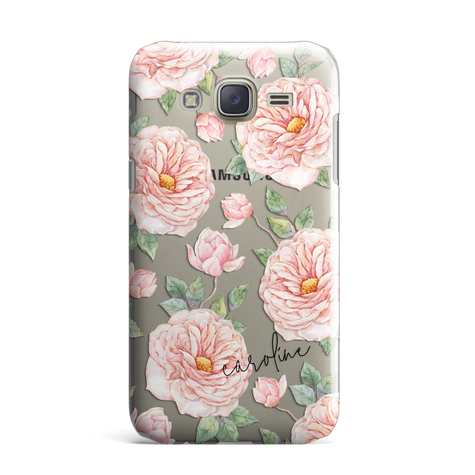 Personalised Peony Samsung Galaxy J7 Case
