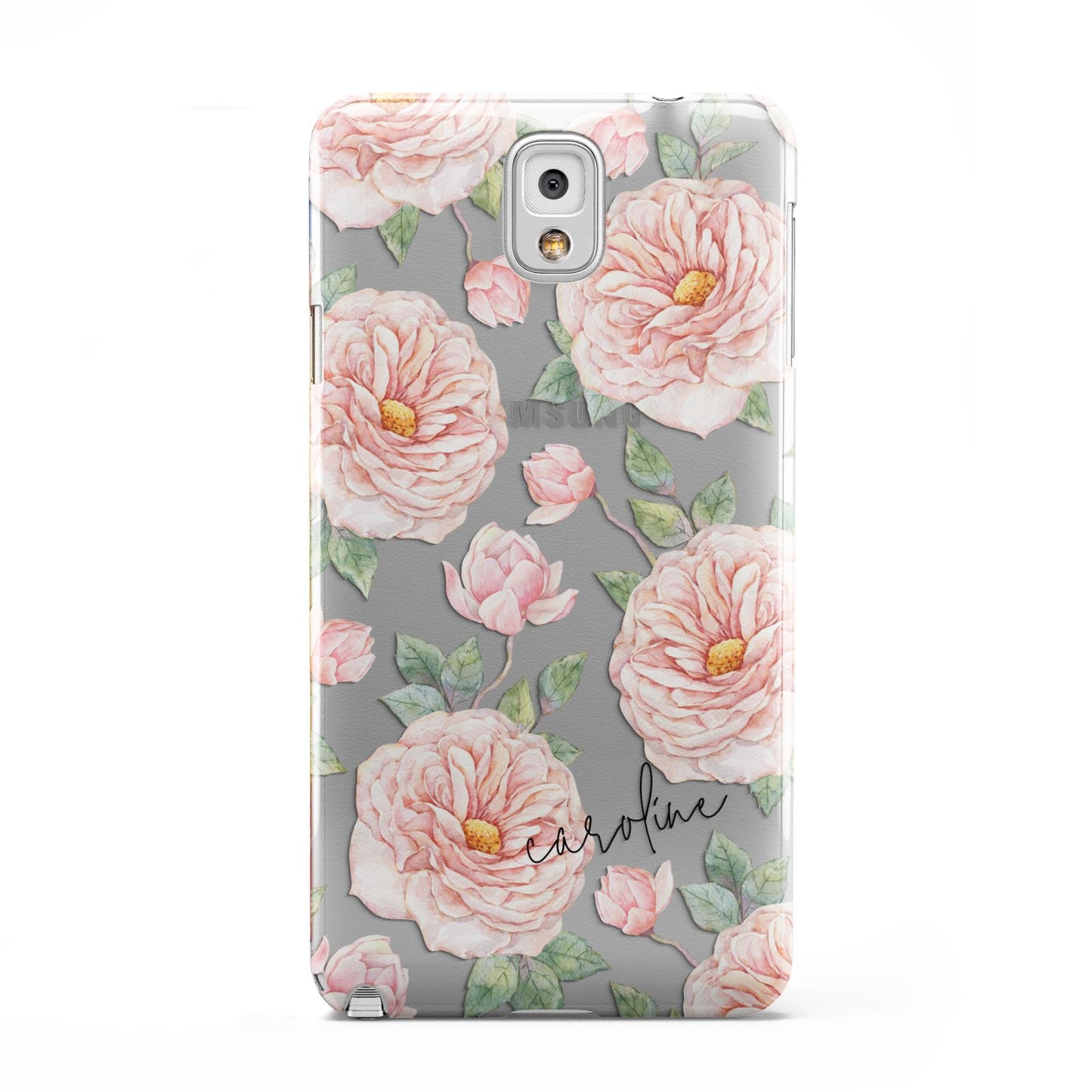 Personalised Peony Samsung Galaxy Note 3 Case