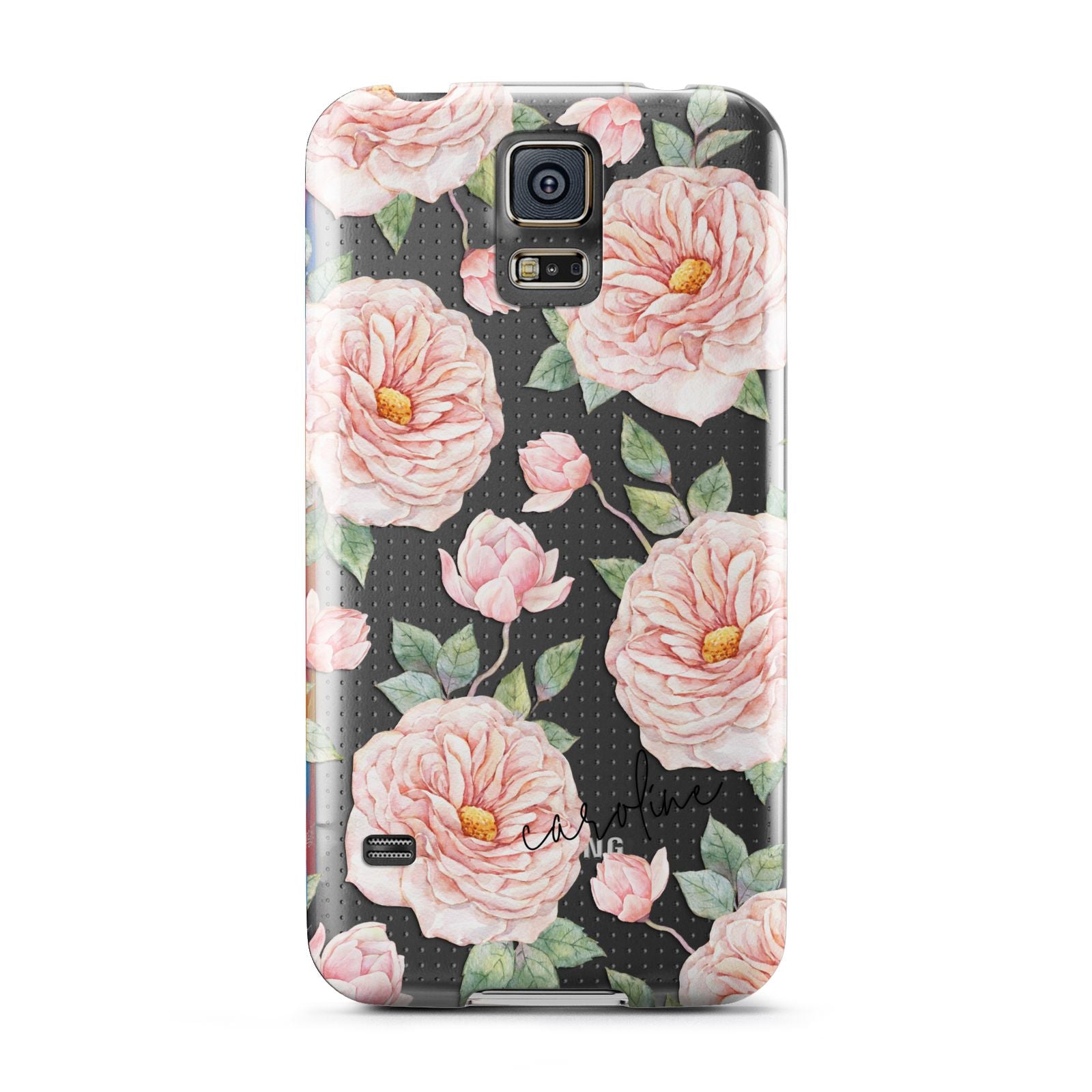 Personalised Peony Samsung Galaxy S5 Case