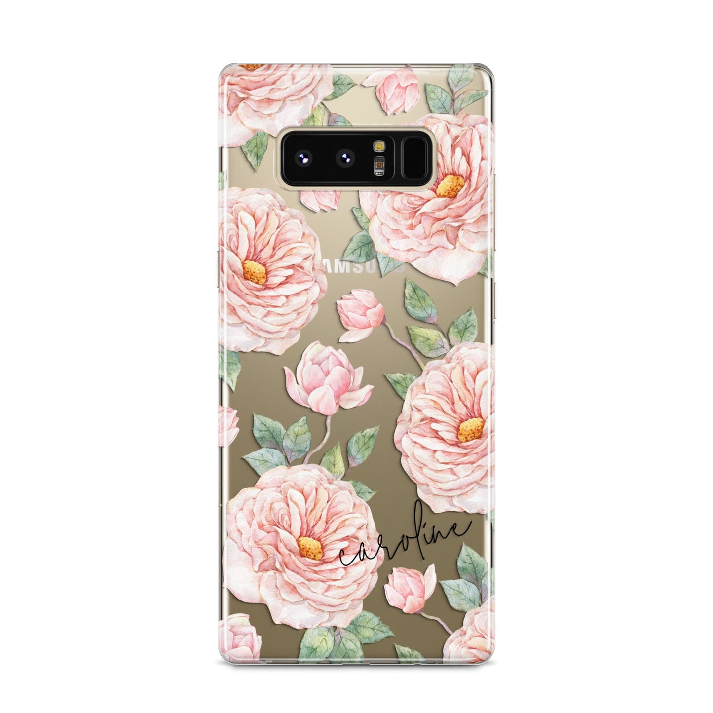 Personalised Peony Samsung Galaxy S8 Case