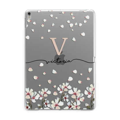 Personalised Petals Apple iPad Silver Case