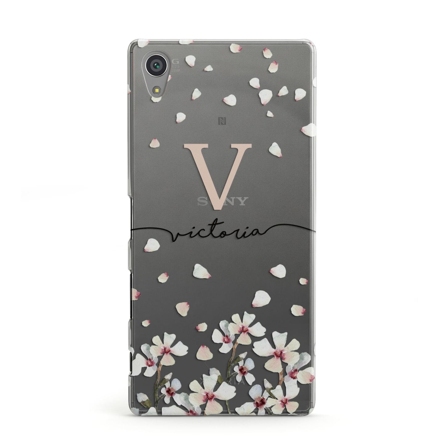 Personalised Petals Sony Xperia Case