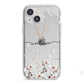 Personalised Petals iPhone 13 Mini TPU Impact Case with White Edges