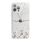 Personalised Petals iPhone 13 Pro Max Clear Bumper Case