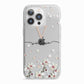Personalised Petals iPhone 13 Pro TPU Impact Case with White Edges
