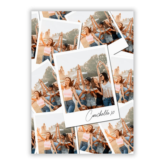 Personalised Photo A5 Flat Greetings Card
