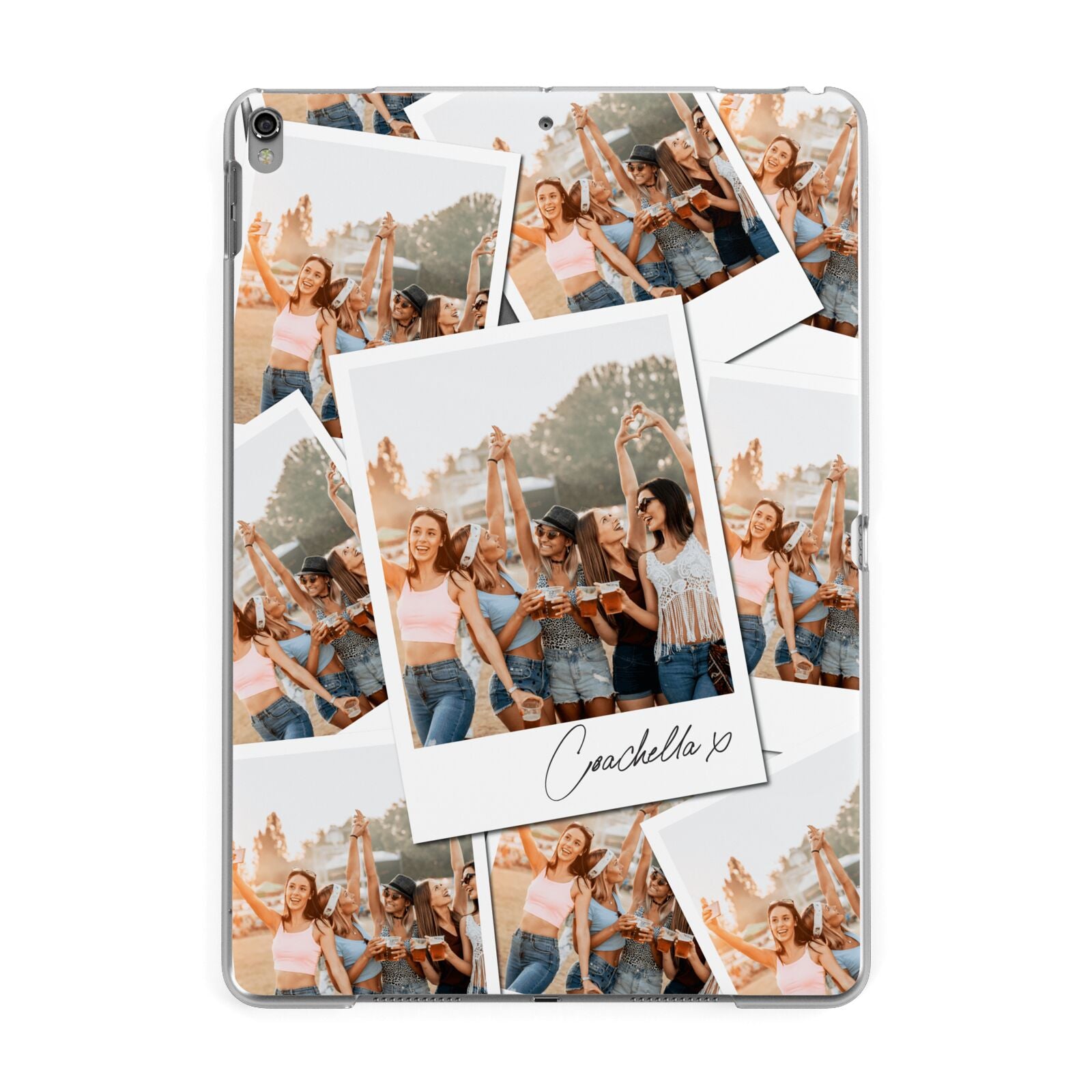Personalised Photo Apple iPad Grey Case