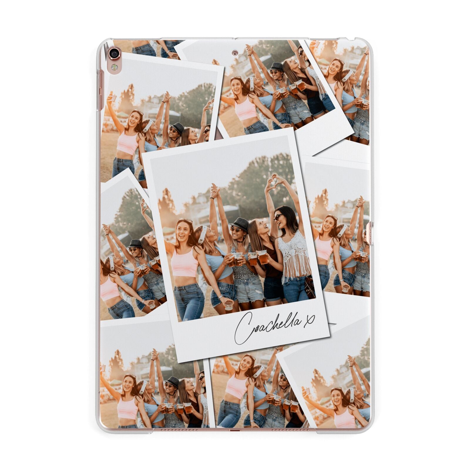 Personalised Photo Apple iPad Rose Gold Case