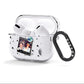 Personalised Photo Celestial AirPods Clear Case 3rd Gen Side Image