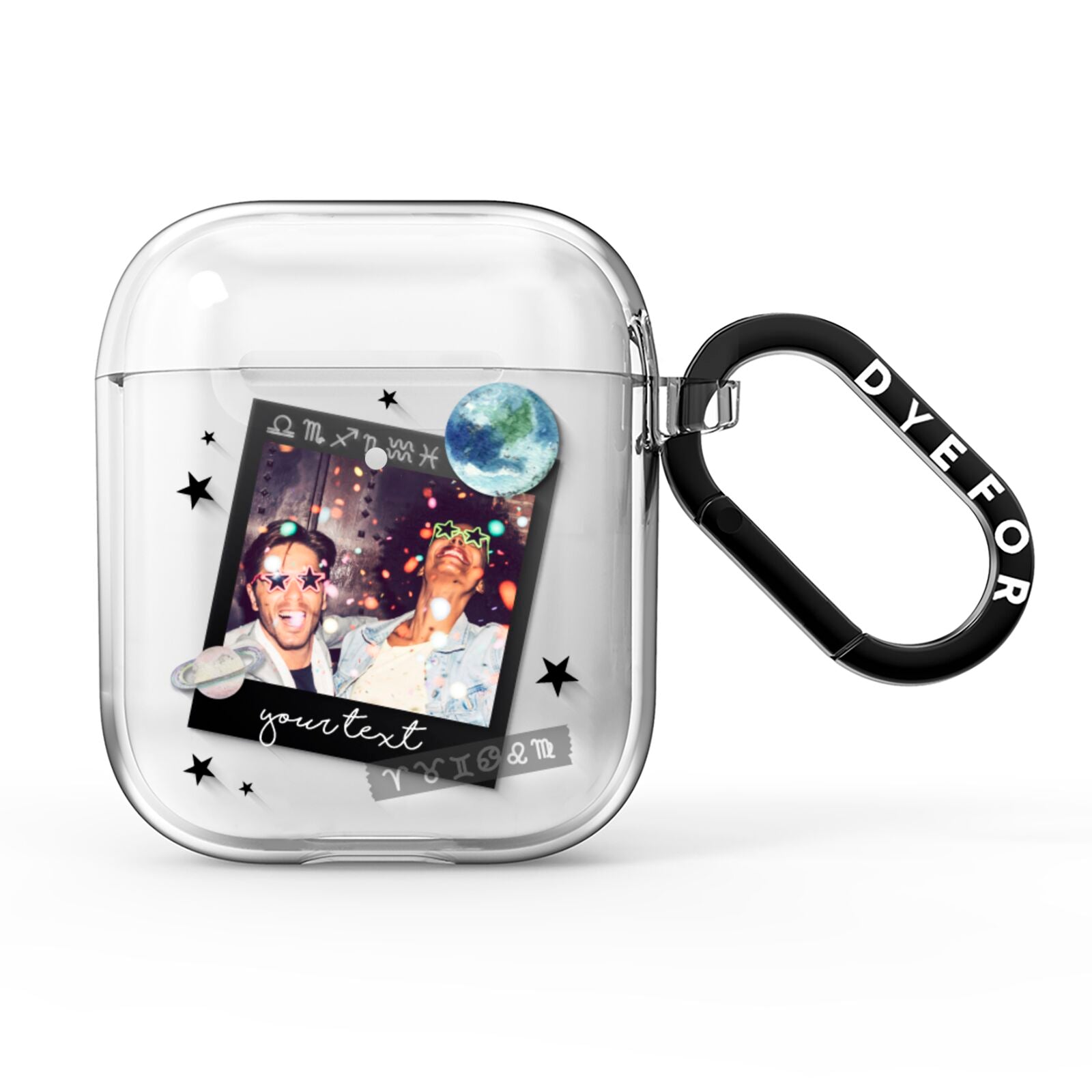 Personalised Photo Celestial AirPods Clear Case