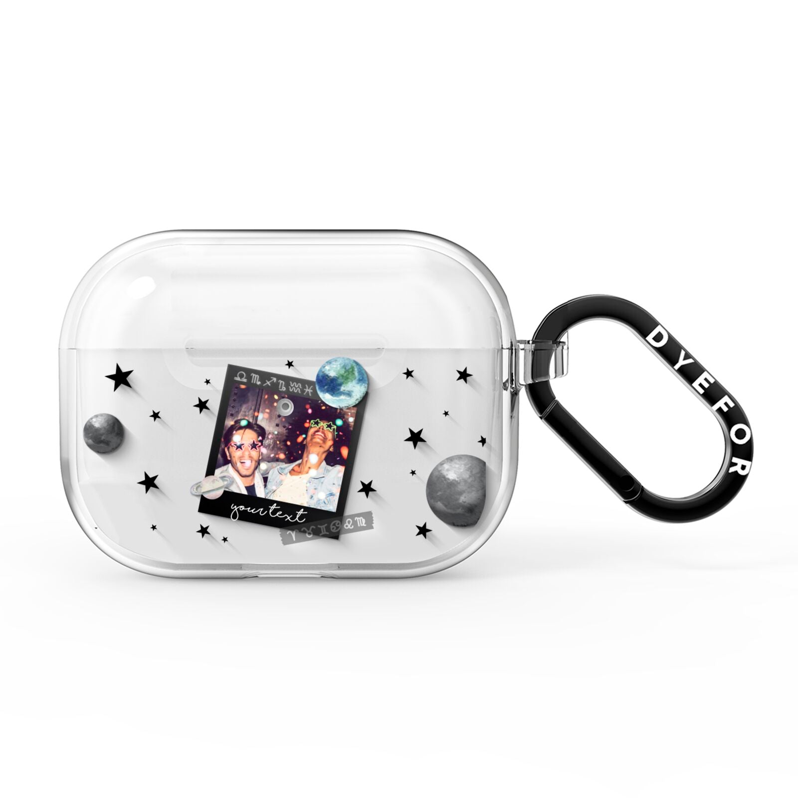 Personalised Photo Celestial AirPods Pro Clear Case