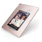 Personalised Photo Celestial Apple iPad Case on Rose Gold iPad Side View