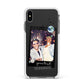 Personalised Photo Celestial Apple iPhone Xs Max Impact Case White Edge on Black Phone