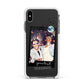 Personalised Photo Celestial Apple iPhone Xs Max Impact Case White Edge on Black Phone