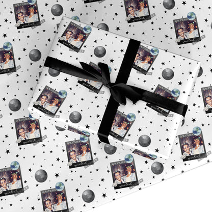 Personalised Photo Celestial Custom Wrapping Paper