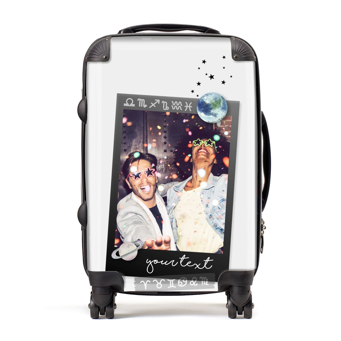 Personalised Photo Celestial Suitcase