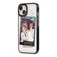 Personalised Photo Celestial iPhone 13 Black Impact Case Side Angle on Silver phone