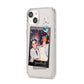 Personalised Photo Celestial iPhone 14 Clear Tough Case Starlight Angled Image