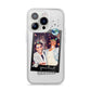 Personalised Photo Celestial iPhone 14 Pro Clear Tough Case Silver