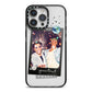 Personalised Photo Celestial iPhone 14 Pro Max Black Impact Case on Silver phone