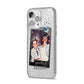 Personalised Photo Celestial iPhone 14 Pro Max Glitter Tough Case Silver Angled Image