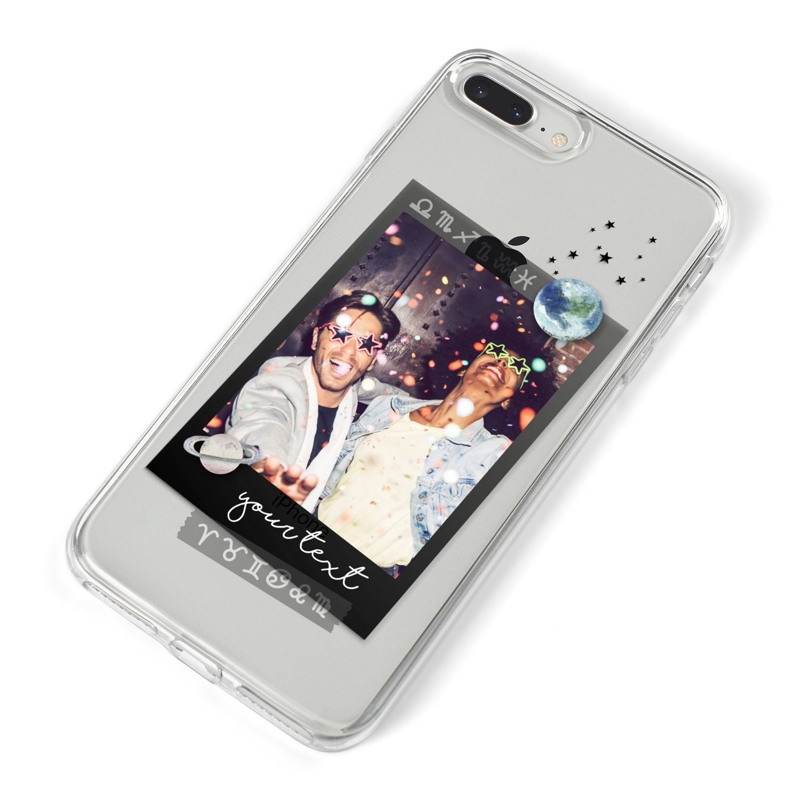 Personalised Photo Celestial iPhone 8 Plus Bumper Case on Silver iPhone Alternative Image