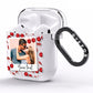 Personalised Photo Cherry AirPods Clear Case Side Image