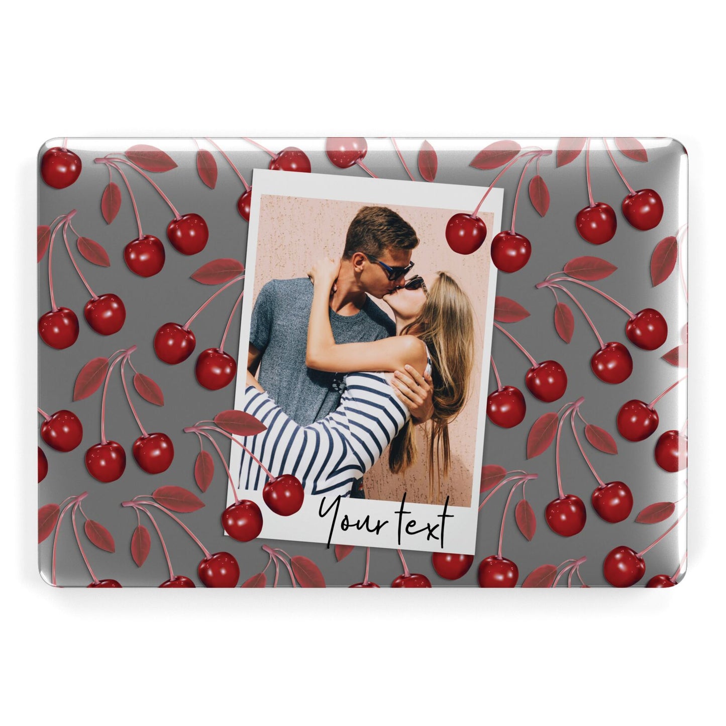 Personalised Photo Cherry Apple MacBook Case