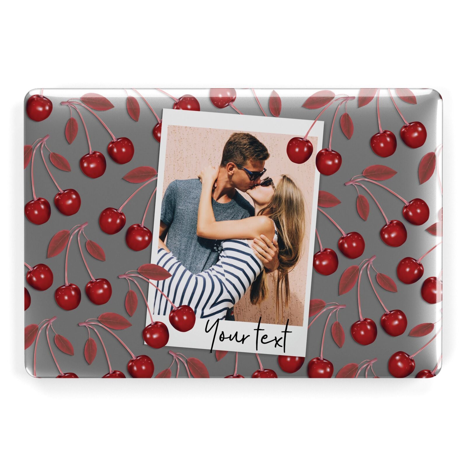 Personalised Photo Cherry Apple MacBook Case