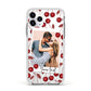 Personalised Photo Cherry Apple iPhone 11 Pro in Silver with White Impact Case