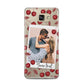 Personalised Photo Cherry Samsung Galaxy A5 2016 Case on gold phone