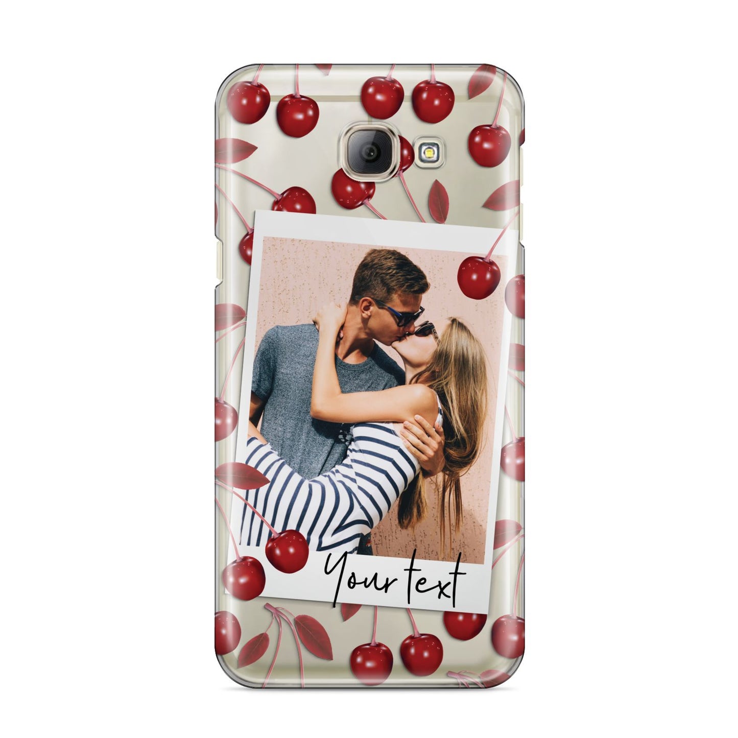Personalised Photo Cherry Samsung Galaxy A8 2016 Case