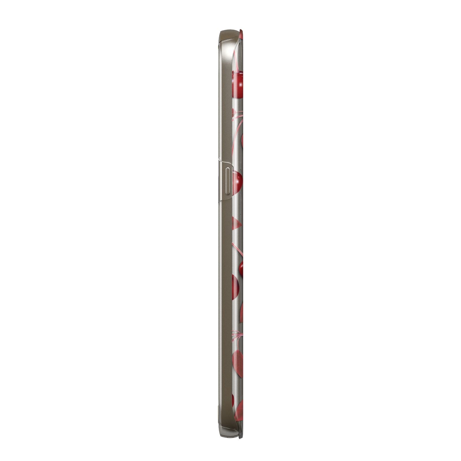 Personalised Photo Cherry Samsung Galaxy Case Side View